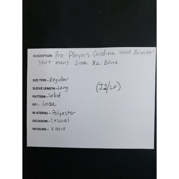 Carolina Tarheels Windbreaker Mens Size XL Polyester Casual - Picture 7 of 8